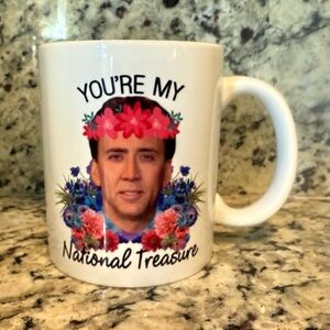 Nicolas Cage Cermanic Coffee Mug - “You’re My National Treasure”